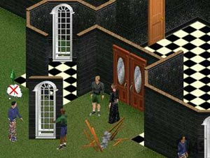 sims corner window