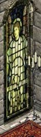 gothic stained glass window