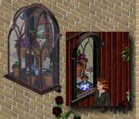 wrought iron window garden